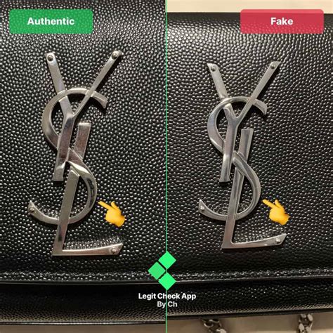 ysl wallet on chain real vs fake|ysl small wallet on chain.